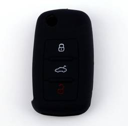 POKROWIEC NA KLUCZYK DO VW GOLF MK4/MK5/MK6/SKODA OCTAVIA, CZARNY