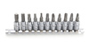 Zestaw Bitów 1/4"  11cz. KD10240