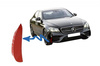 SPLITTER MERCEDES E-Klasa W213 E43 E53 AMG RED