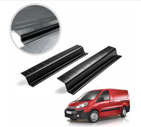 Nakładki ochronne na progi listwy progowe do CITROEN JUMPY 2007-2016 | ABS