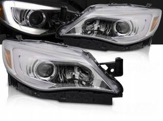 Lampy reflektory chrome LED do Subaru WRX 08-14