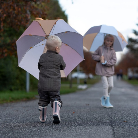 Duża Parasolka automatyczna FOLLOW the duck - Blush rose