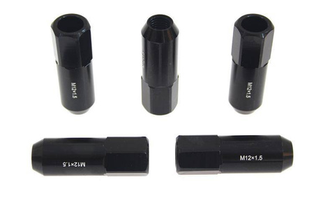 Nakrętki JBR 60mm M12 x1.5 BLACK