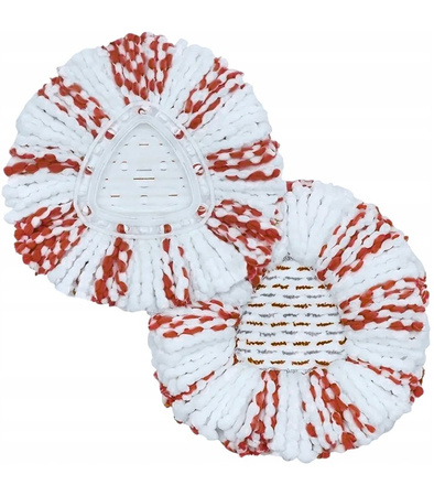 WKŁAD DO MOPA OBROTOWEGO UNIWERSALNY ZAMIENNIK NAKŁADKA Z MIKROFIBRY