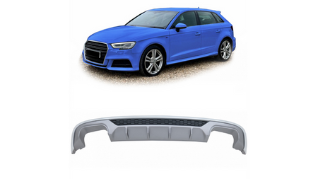 Tylny dyfuzor AUDI A3 Facelift 2016-2020