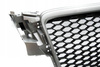 Grill nerki AUDI A4 B8 08-11 SILVER RS-STYLE