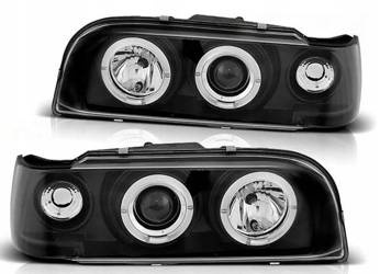 Lampy reflektory Volvo 850 92-96 ringi black