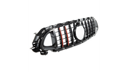 Grill sportowy GT-R Carbon Look MERCEDES E-Class W213 S213 A238 C238 Facelift 2020-2023