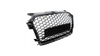 Grill sportowy Gloss Black  AUDI A1 (8X) Sportback Hatchback Facelift 2015-2019