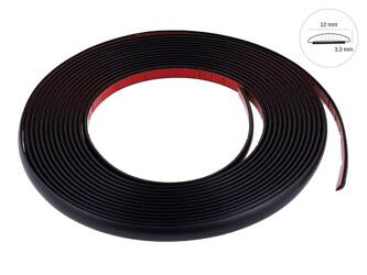 Listwa dekoracyjna, czarny mat, 12 mm x 8 m (86172)