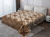 KOC AKRYLOWY TŁOCZONY 160 X 210 CM DOLCE FAR NIENTE W WALIZCE WZÓR GEOMETRYCZNY GRUBY MIĘKKI