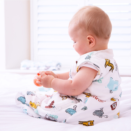 Śpiworek z rękawami Purflo 9-18 m. Garden ZOO