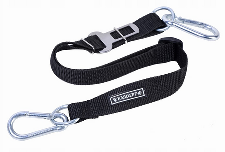 Pasy szelki bezpieczeństwa Kardiff do przewozu psa rozmiar L