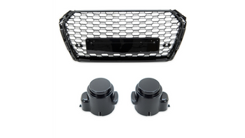 Grill sportowy Gloss Black  AUDI A4 B9 (8W) Sedan Avant przed liftem 2015-2019