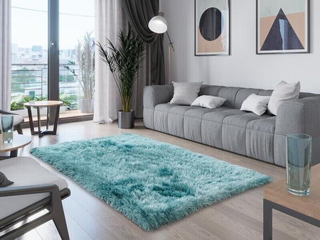DYWAN FLORO 140 X 200 CM TYPU SHAGGY DUŻY MIĘKKI PUSZYSTY