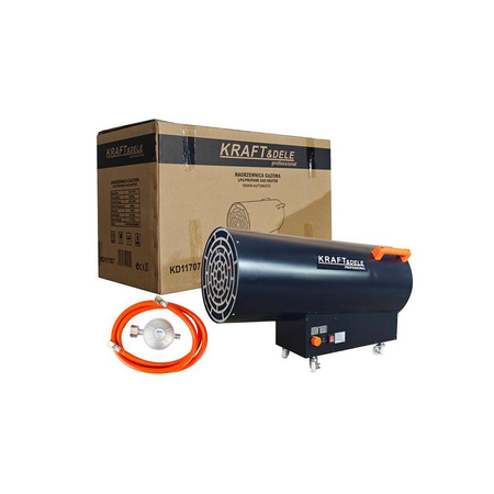 Nagrzewnica gazowa 100kW + reduktor AUTOMAT KD11707