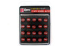 Nakrętki M12x1.25 Alu D1Spec Orginal Black/Red Stożek