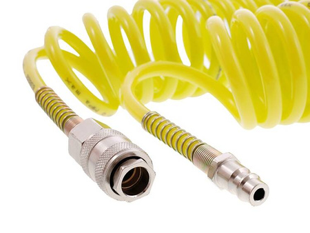 Wąż spiralny PU 5x8 mm, długość 5 m