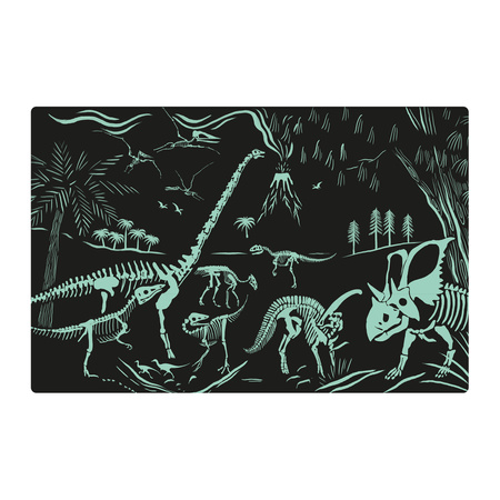 Puzzle świecące w ciemności Apli Kids - Dinozaury 4+