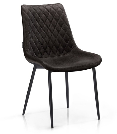 KRZESŁO SHARONTI NOWOCZESNY DESIGN PIKOWANE TAPICEROWANE WELUR SALON BIURO