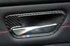 Okleina carbonowa ramki klamek drzwi BMW F30 F34