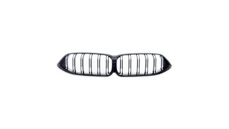 Grill sportowy podwójne żeberka Gloss Black BMW 8 G15 F92 G14 G16 Gran 2018-2021