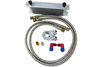Zestaw chłodnicy oleju D1Spec 15 rzędów + Adapter