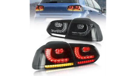 Zestaw Lamp Tylnych Dynamic LED Smoke VW GOLF VI 2008-2012