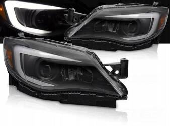 Lampy reflektory black LED do Subaru WRX 2008 - 2014