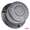 Lampa ostrzegawcza błyskowa kogut LED W28M 12V 24V AMIO-04108