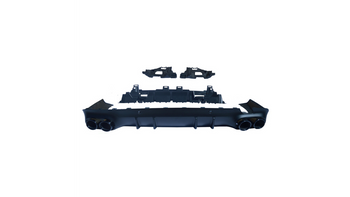 Tylny dyfuzor w zestawie z czarnymi końcówkami wydechu MERCEDES CLS C257 2018-obecnie