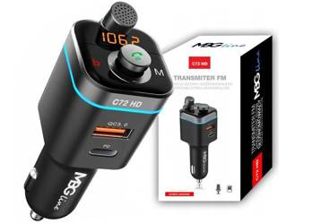 Transmiter FM Bluetooth 5.0 ładowarka QC 4.0 PD20W