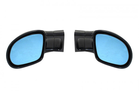 Lusterka Uniwersalne M3 Look Sport ABS Black Manual Blue Glass