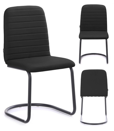 KRZESŁO CARDIN TAPICEROWANE EKOSKÓRA NOWOCZESNY DESIGN SALON JADALNIA KUCHNIA