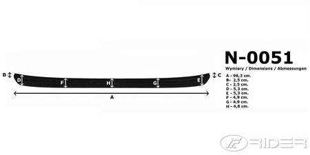 Hyundai KONA nakładka na zderzak