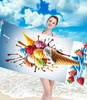 RĘCZNIK PLAŻOWY KĄPIELOWY 100 X 180 CM MIKROFIBRA DUŻY SZYBKOSCHNĄCY MIĘKKI KOLOROWY