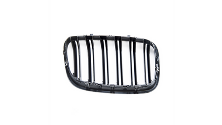 Grill sportowy podwójne żeberka Matt Black BMW X6 E71 E72 X5 E70 2007-2013