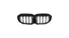 Grill sportowy podwójne żeberka Gloss Black BMW 1 F40 2019-obecnie