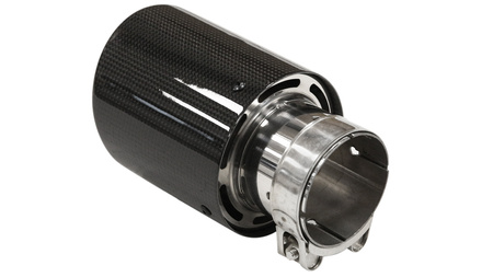 Końcówka tłumika 89mm wejście 67mm Carbon Gloss