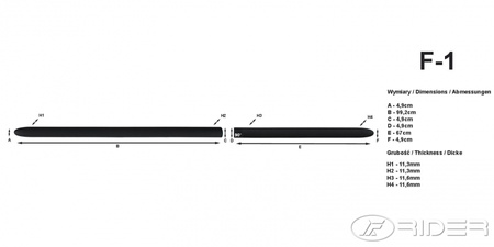 Seat Cordoba sedan listwy boczne