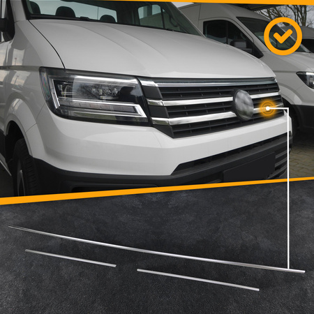 Listwy atrapy przedniej MAN TGE 2017-