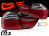Lampy diodowe red white LED do BMW E90 09-11 LCI