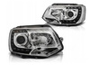 Lampy lefrektory VW T5 10-15 chrole LED DRL