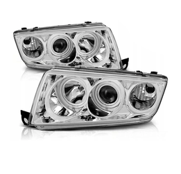 Lampy Skoda Fabia I 99-08 Ringi Ccfl Chrome