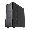 Obudowa komputerowa Darkflash DK431 Mesh (czarna) + 4 wentylatory ARGB