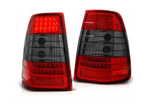 Lampy tylne diodowe MERCEDES W124 KOMBI 85-95 RED SMOKE