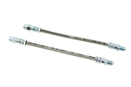 Komplet przewodów hamulcowych w stalowym oplocie Honda Civic EC8 ED9 ED2 ED7 EE1.4 (1987-1991) PRZÓD TurboWorks