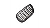 Grill sportowy podwójne żeberka Gloss Black BMW 3 E46 Compact Facelift 2001-2005
