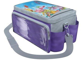 Torba podróżna stolik organizer dla dziecka Fioletowa