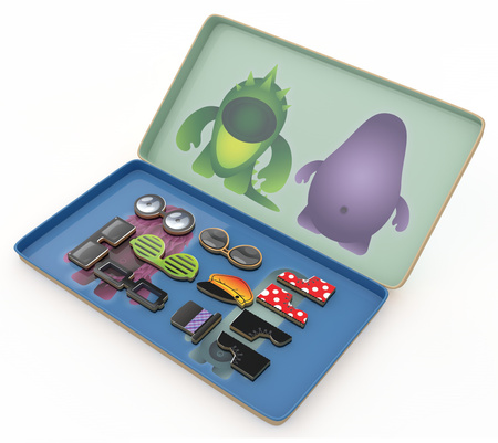 Gra magnetyczna The Purple Cow - Fabryka Potworów